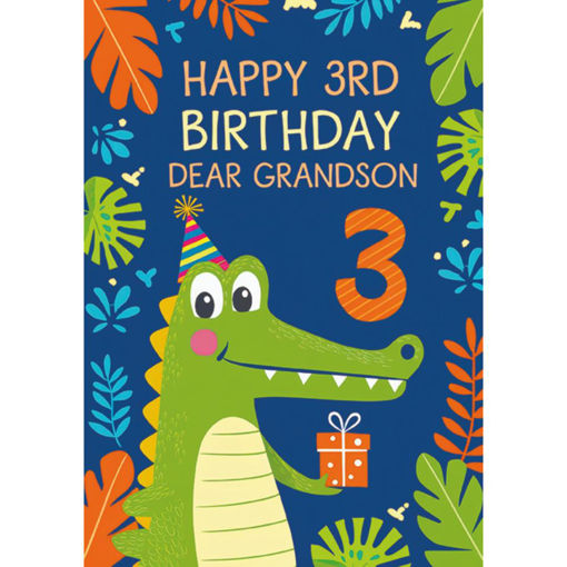 Picture of HAPPY 3RD BIRTHDAY GRANDSON